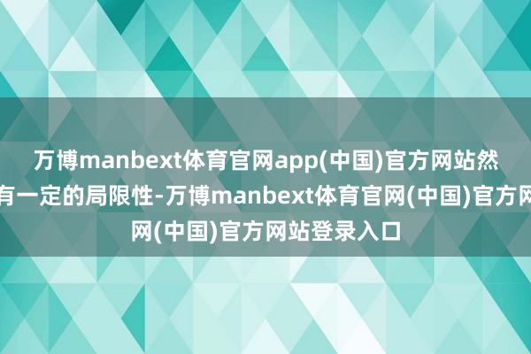 万博manbext体育官网app(中国)官方网站然则这种情况有一定的局限性-万博manbext体育官网(中国)官方网站登录入口
